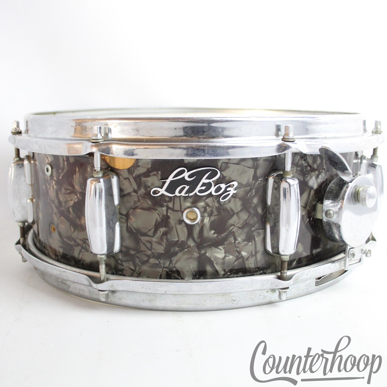 Hoshino"La Boz"14x5.5"Snare Drum 3Ply+Re-Rings Japan BDP Diamond Vintage60s 8Lug — main photograph
