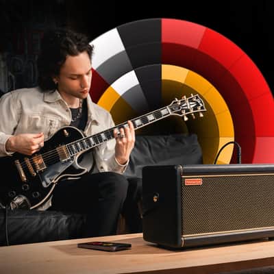 Positive Grid Spark2 BK 2x4" 50W Bluetooth Enabled Smart Practice Bass, Electric and Acoustic Guitar Combo Amplifier 120 dB - Black Spark 2 image 2
