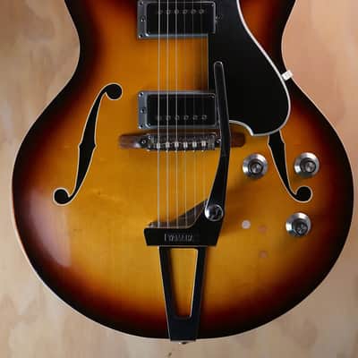 1968 Yamaha SA-30T Sunburst Vintage Semi-Hollow Electric Guitar – Very Good Condition image 1