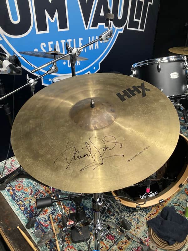 David Garibaldi's Tower of Power, 19" HHXtreme Crash Cymbal 1442g SIGNED!! image 1