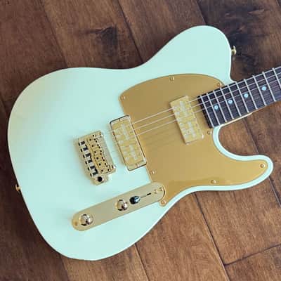 Suhr Mateus Asato Signature Series Classic T White Lollar 510 Tremolo Gold Foils 81364 image 1