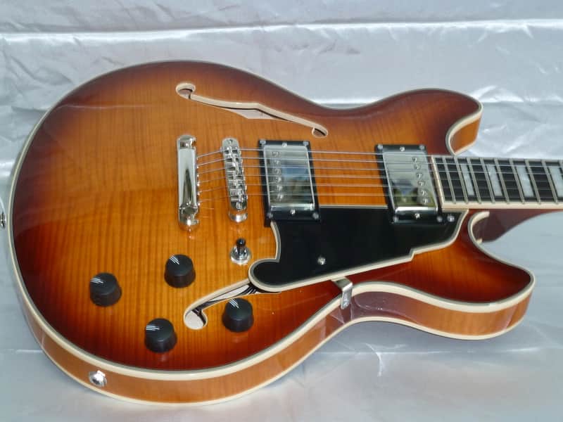 D'Angelico Premier DC Mini 2023 - Iced Tea Burst image 1