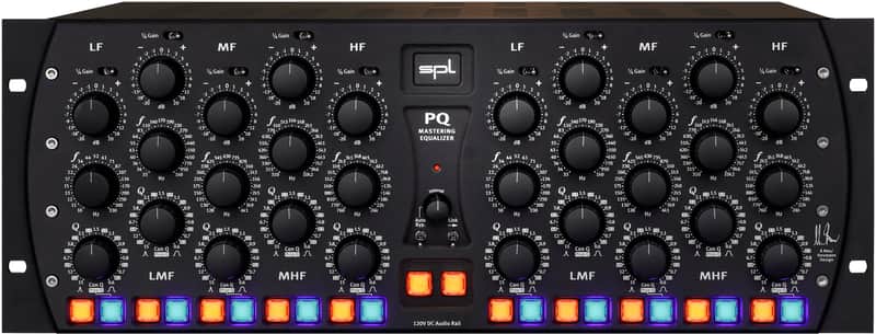 SPL 2050 PQ 2-Channel Mastering Equalizer Black image 1