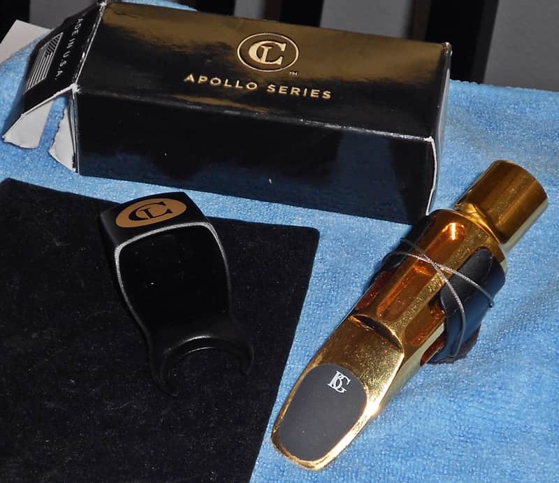 Claude Lakey 6* Apollo Tenor Sax Mouthpiece with Claude Lakey Compass Ligature Brass image 1