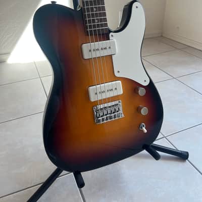 Squier Paranormal Baritone Cabronita Telecaster 2023 - Sunburst with Fender soft case image 1
