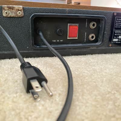 Analog String Synth Logan/Hohner String Melody II (1981)with upgraded IEC Cable image 3