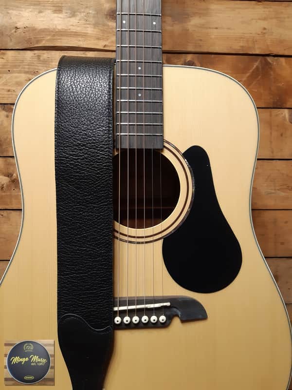 Levy's Ultra soft leather Classic Series Guitar Strap – M26BL-BLK black. image 1