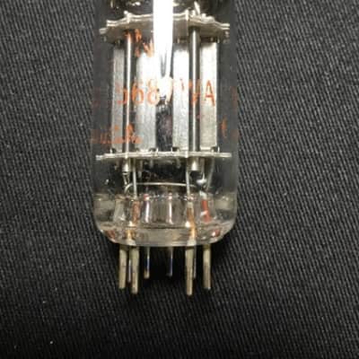 RAYTHEON 5687 Black Plate AUDIO Vacuum Tube VINTAGE Made In USA TESTED #8.7700 image 1