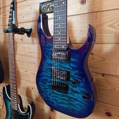 IBANEZ GRG7221QA Transparent Blue Burst - 7 Strings image 4