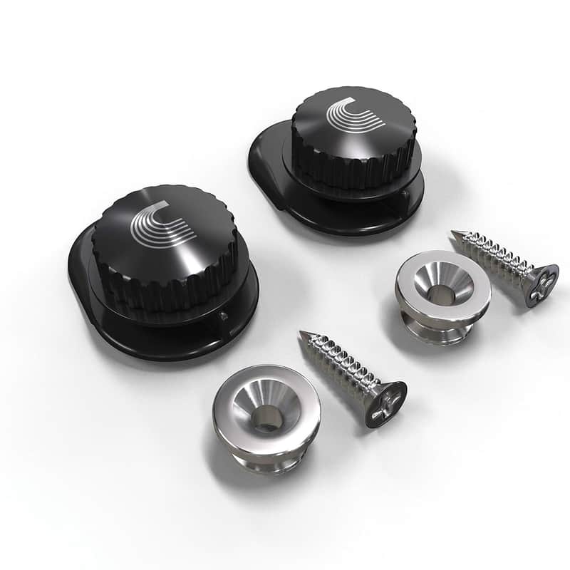 D'Addario Accessories Universal Strap Lock System, Nickel image 1