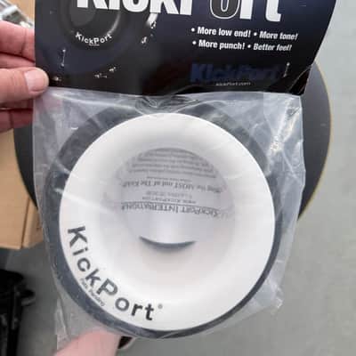 KickPort KP1BL Kickport Bass Drum Sonic Enhancement Port Insert 2010s - Black image 1