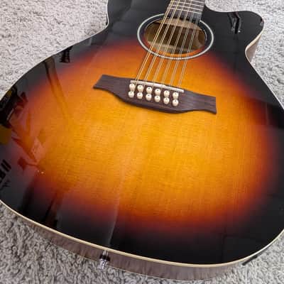 Seagull S12 CH CW Sunburst 12-String Acoustic Electric GT Presys II - BSTOCK image 4