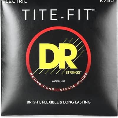 DR Strings TITE-FIT™ - Nickel Plated Electric Guitar Strings: Medium 10-46 image 2