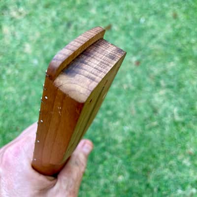 one-piece Roasted S neck quartersawn maple duckbeak headstock image 3