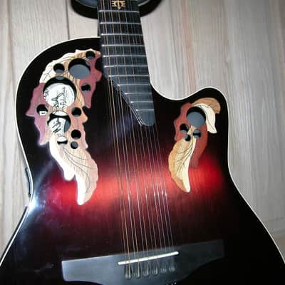 Ovation Adamas 1598MERB 12 String Acoustic Ruby Burst image 2