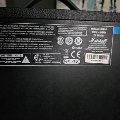 Marshall MG Gold MG10G 2-Channel 10-Watt 1x6.5" Solid State Guitar Combo 2018 - Present - Black image 6