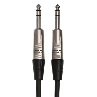 HOSA HSS-010 10' Pro Balanced Interconnect, REAN 1/4 In TRS To Same image 3