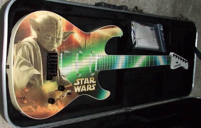 Fernandes Retrorocket Star Wars YODA guitar, Christmas price drop image 1