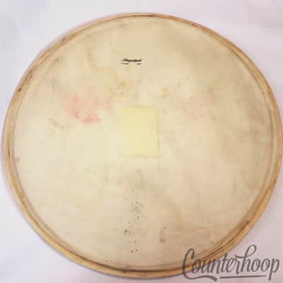 *Slingerland 20"Genuine Calf Skin Bass Drum Calfskin Head Vintage 50s USA Batter image 1
