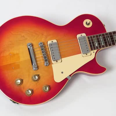 1974 Gibson Les Paul Deluxe - Cherry Sunburst - Rare Two Piece Top - Mahogany Neck image 4