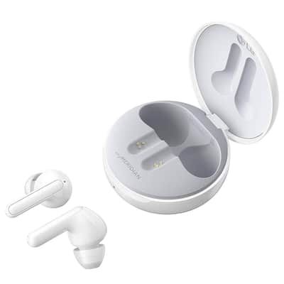 LG HBS-FN4 TONE Free Wireless In-Ear Stereo Earbuds, White image 4