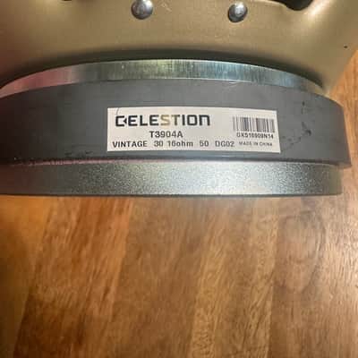 Celestion T3904 Vintage 30 12" 60W 16 Ohm Speaker 2010s - Black image 2