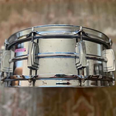 1960s Ludwig LM400 Supraphonic 5x14" 10-Lug Aluminum Snare Drum 1985 - Present - Chrome-Plated image 3