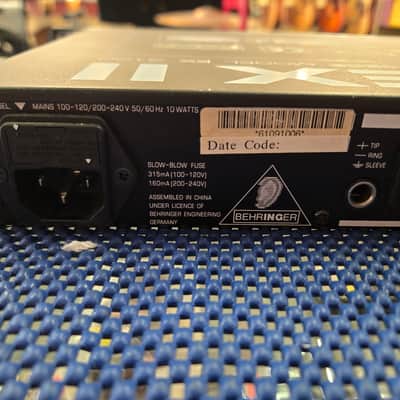 Behringer Ultrafex II EX3100 2-Channel Multiband Sound Enhancement Processor 1990s - Black / Silver image 5