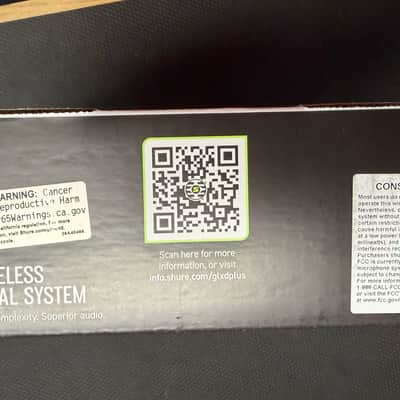 Shure GLX-D16+ Guitar Pedal System (SEALED) in box UNOPENED GLXD16+ PLUS image 4