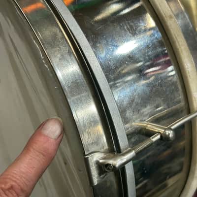 Kent 5X14" Student Model snare drum (TDG-SD-4166) 60's - Nickel Plated image 17