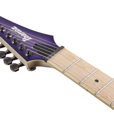 Ibanez RG652AHMFXRPB Prestige RG Electric Guitar 6-String - Royal Plum Burst + Case image 6