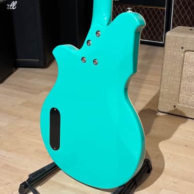 Eastwood - Airline Map Bass Long Scale - Rosewood - Seafoam Green (No Case Or Bag) - USED image 10