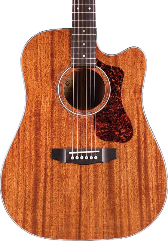 Guild D-120CE Dreadnought Acoustic-Electric Guitar, Solid Mahogany Top image 1