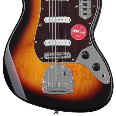 Squier Classic Vibe Bass VI Guitar - 3-tone Sunburst image 1