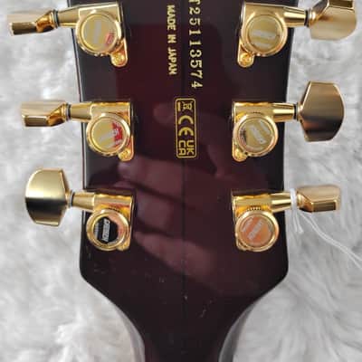 Gretsch Broadkaster JR LX Figured CB Electric Guitar w/Case, Caramel Dawn image 2