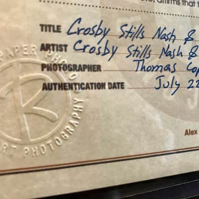 Crosby, Stills, Nash & Young - Limited Edition Photograph image 5