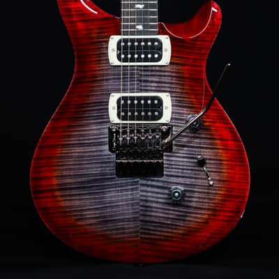 PRS SE Custom 24 Floyd Rose, Charcoal Cherry Burst image 1