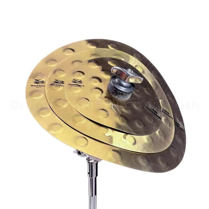 Avenir WackStack Gold Clap Effect Cymbal Stack 6/8/10 image 1