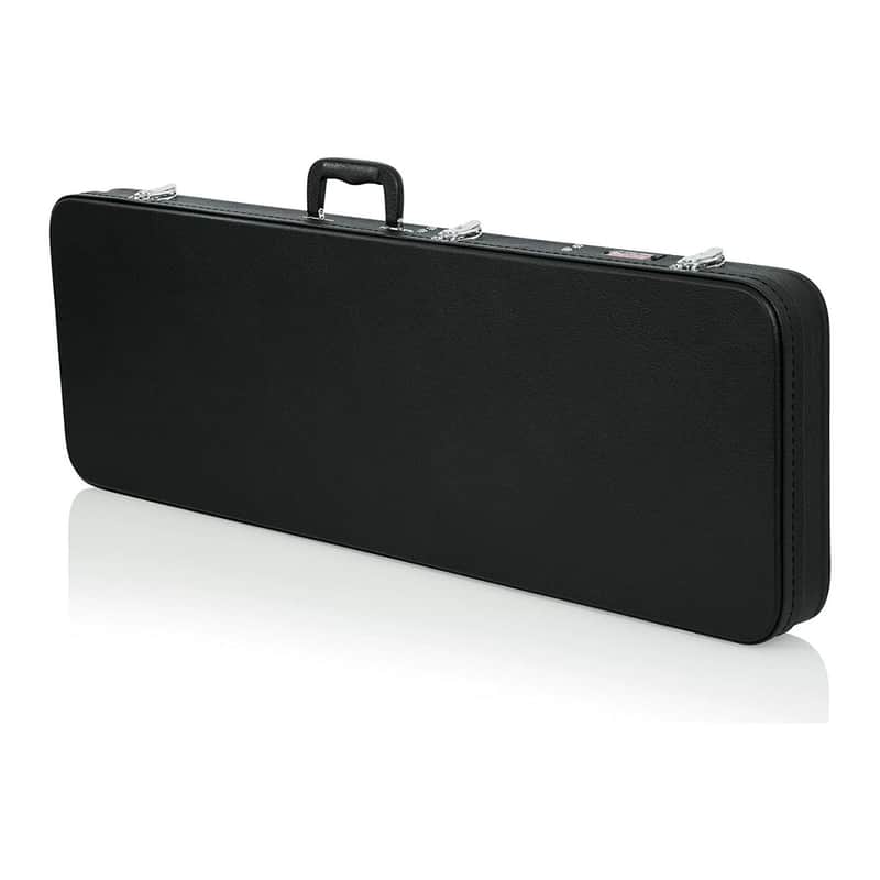 Hard-Shell Electric Guitar Case for Strat & Tele – Wood Plywood Case w/ Plush Interior, Locking Latches, Fits Fender Stratocaster, Telecaster & Standard Electric Guitars image 1