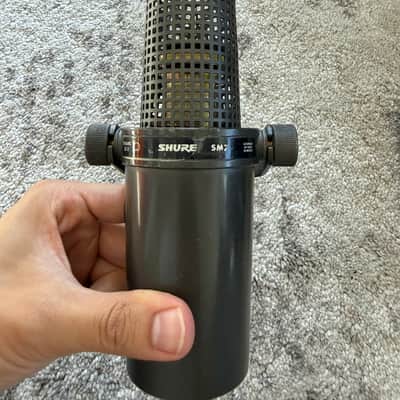 Vintage Shure SM7 Cardioid Dynamic Microphone 1980s - Black image 4