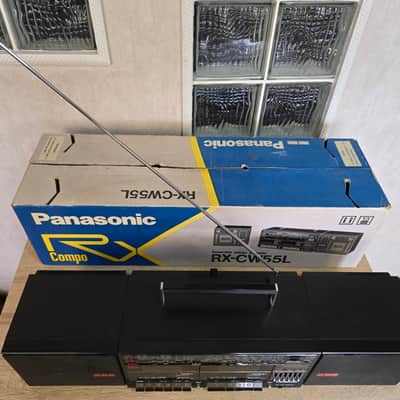 100% Serviced Panasonic RX-CW55L Rare Vintage BoomBox Ghettoblaster  Cassette Deck Japan image 10