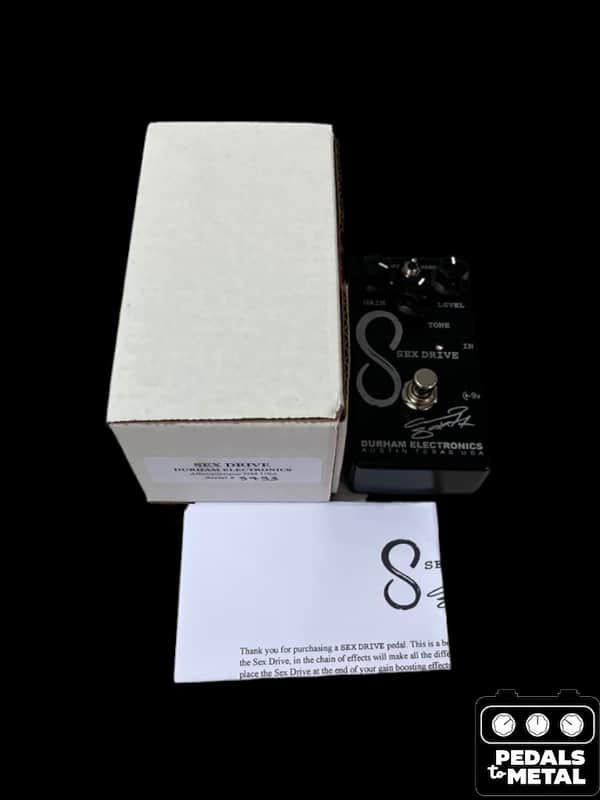 Durham Electronics Sex Drive 15th Anniversary Overdrive/Boost 2010s - Black Sparkle - X18807 image 1