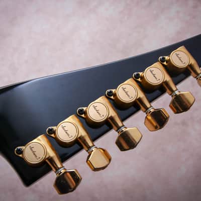 JACKSON USA Signature Dave Mustaine King V Custom 33 of 150# "Black Metal Flake + Ebony" (1996) image 11