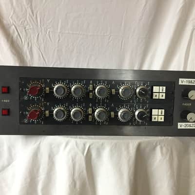 Pair of Original Vintage Neve 1081 Pre-amp / EQ Modules in Rack image 1