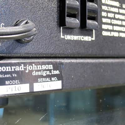 Vintage 1980s Conrad-Johnson PV-10 Tube Pre Amp Amplifier All Original Near Perfect Condition image 17