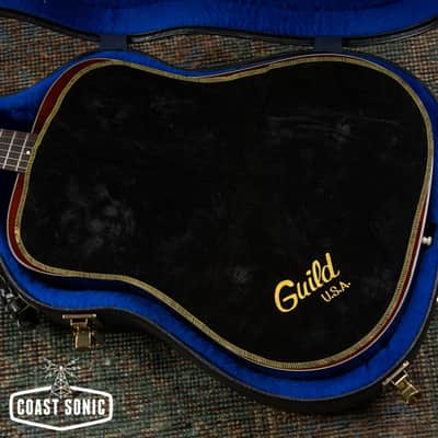 1979 Guild D25M Vintage Acoustic Guitar Dreadnought w/case, case protector, original docs image 22