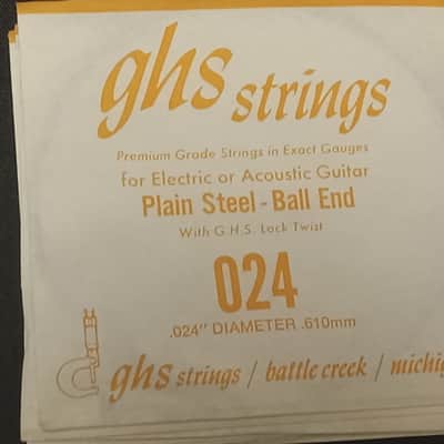 GHS Electric/Acoustic Ball End Guitar Strings Lot of 70 - Plain Steel image 10
