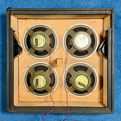 Marshall 1960B 4x12 Straight Cabinet: 1973, T1221s with pre-Rola Pulsonic "3" Cones image 13