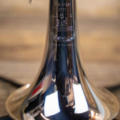 B&S Challenger I 3137-S Bb Trumpet - Silverplated w/ Case image 5