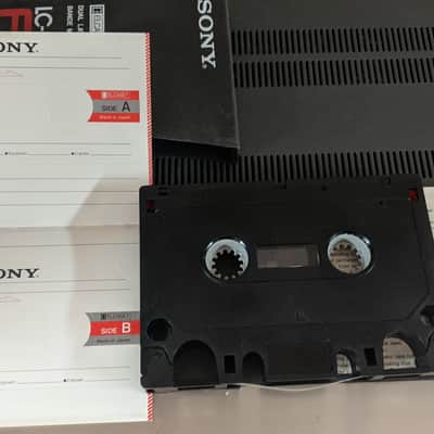 Refurbished Sony el-7 Elcaset Cassette Deck with Remote/service manual and two Tapes! image 14